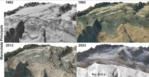 L’inesorabile destino dei ghiacciai delle Dolomiti